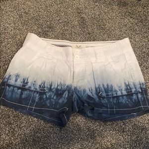 JUNIORS Tie dye ombré shorts